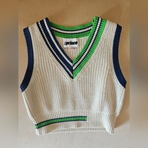 Solid & Striped Prince Cropped Sweater Vest